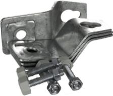 Support métallique (comprend les vis de fixation au coffret).